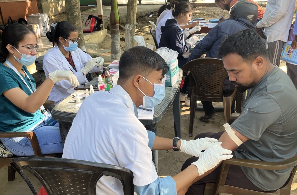 modern medical camp
